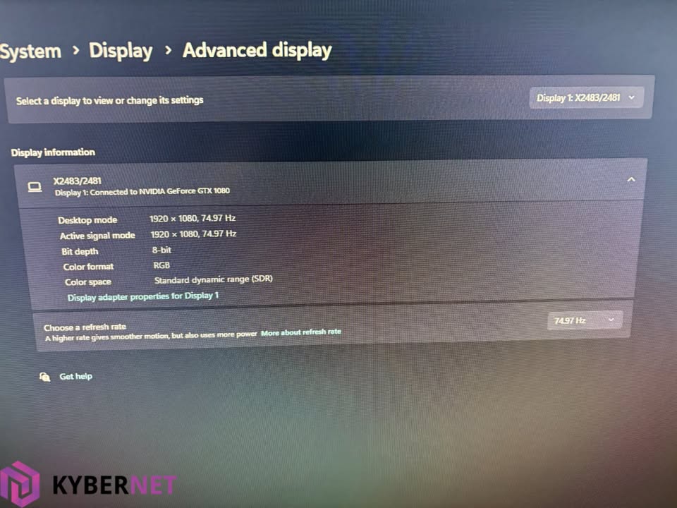 iiyama PL2483H 23.8" 16:9 75Hz FHD 4ms Monitor