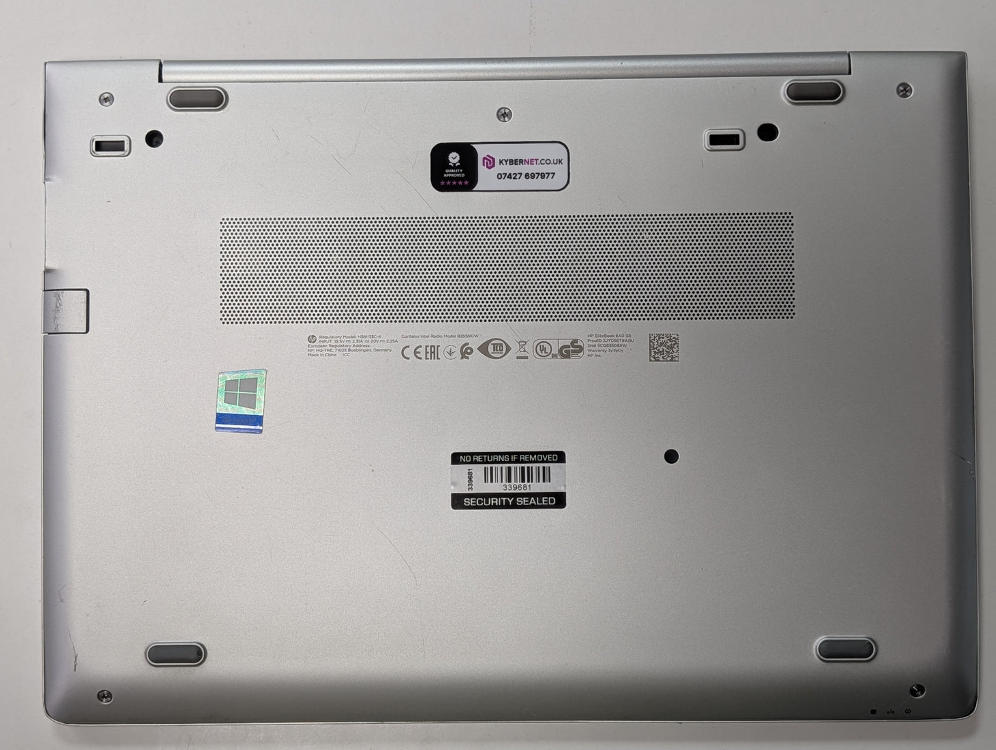 HP EliteBook 840 G5 14" FHD Laptop, i5-8350U 1.70GHz, 16GB, 512GB, Win 11