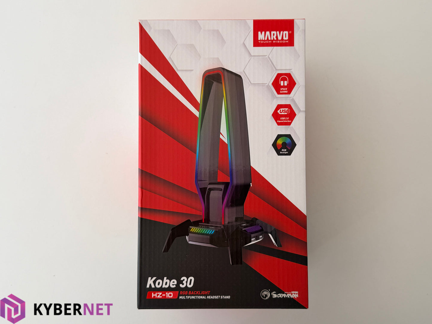 Marvo HZ-10 Kobe 30 RGB Backlit Multifunctional Headset Stand