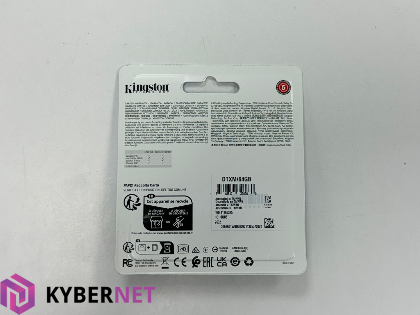 Kingston DataTraveler ExodiaM 64GB USB Flash Drive