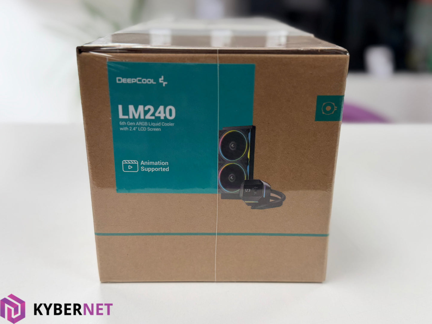 DeepCool LM240 ARGB Liquid Cooler with 2.4" LCD Screen