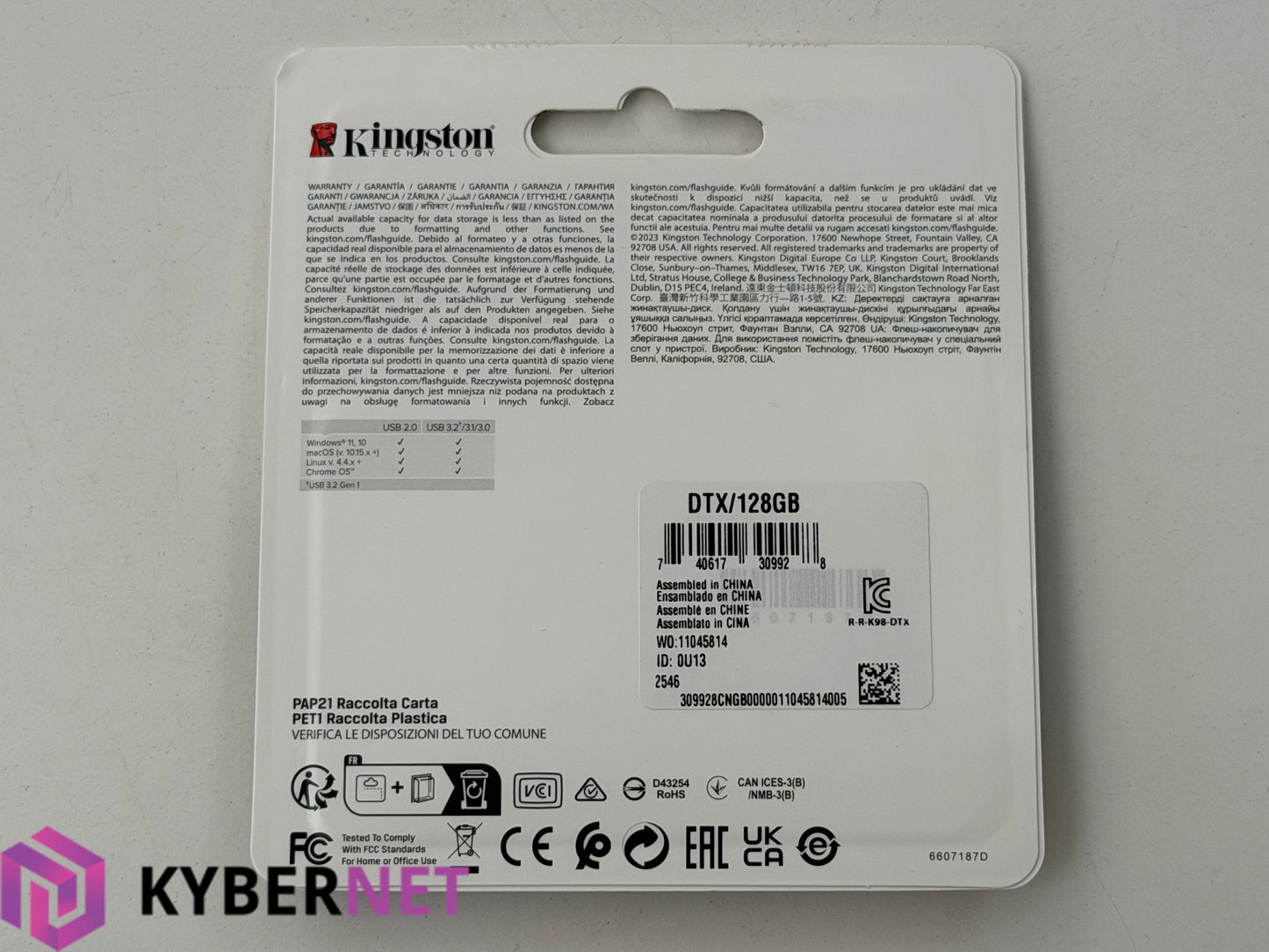 Kingston DataTraveler Exodia 128GB USB Flash Drive