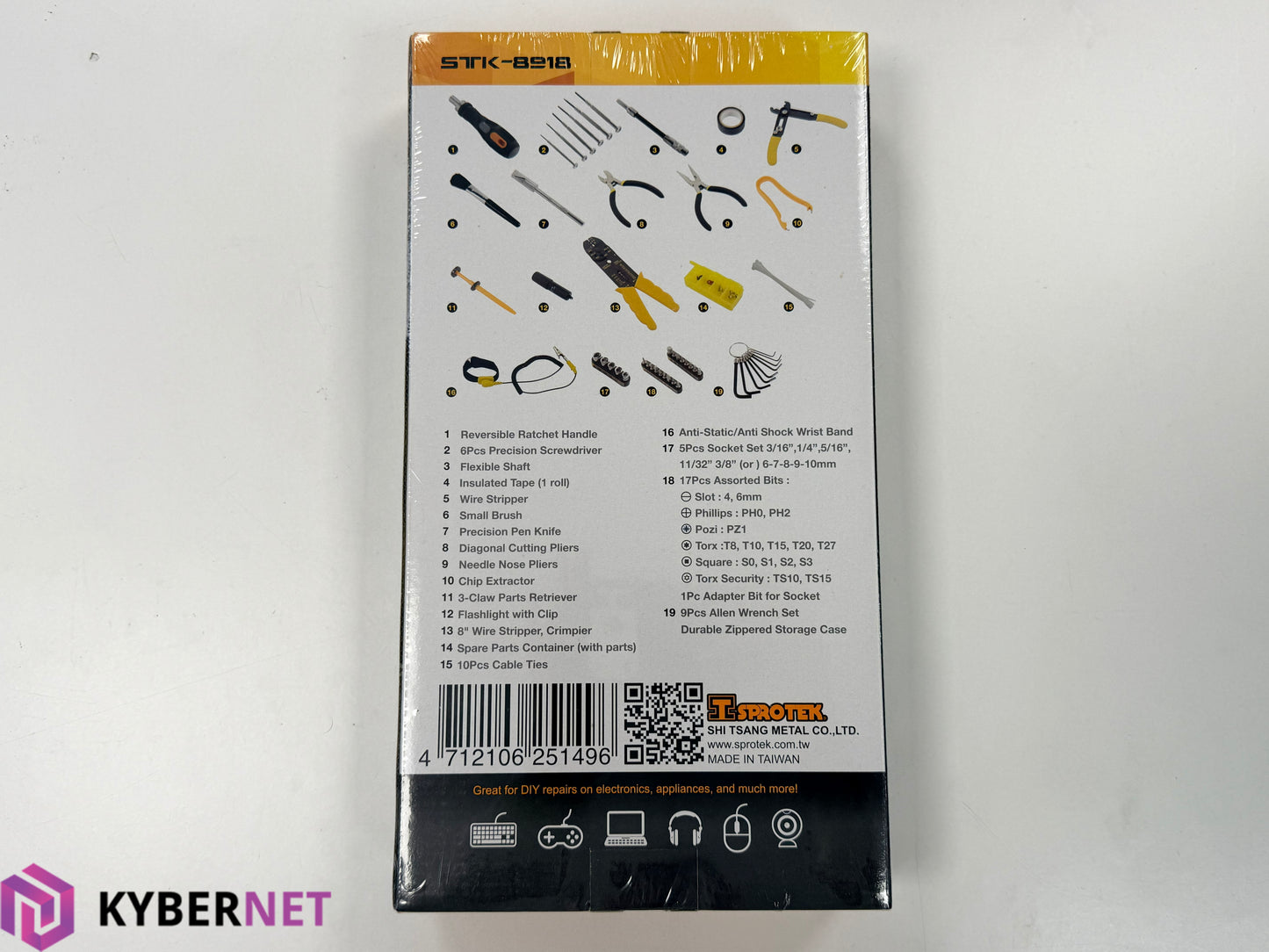 Sprotek STK-8918 58Pcs Computer Repair Tool Kit