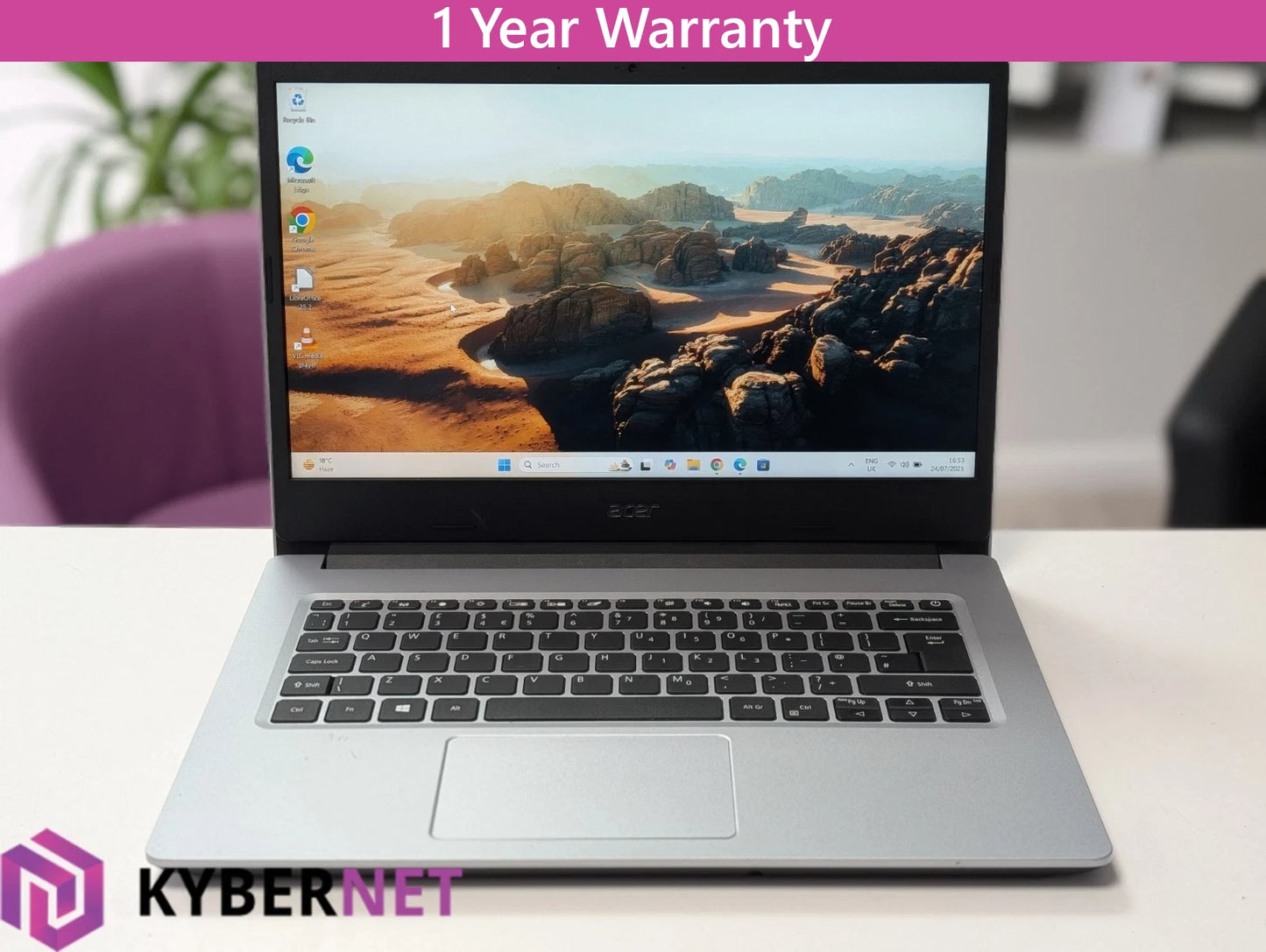 Acer Aspire 3 A314-22 14" FHD Laptop, Athlon Silver 3050U 2.30Ghz, 4GB, 128GB