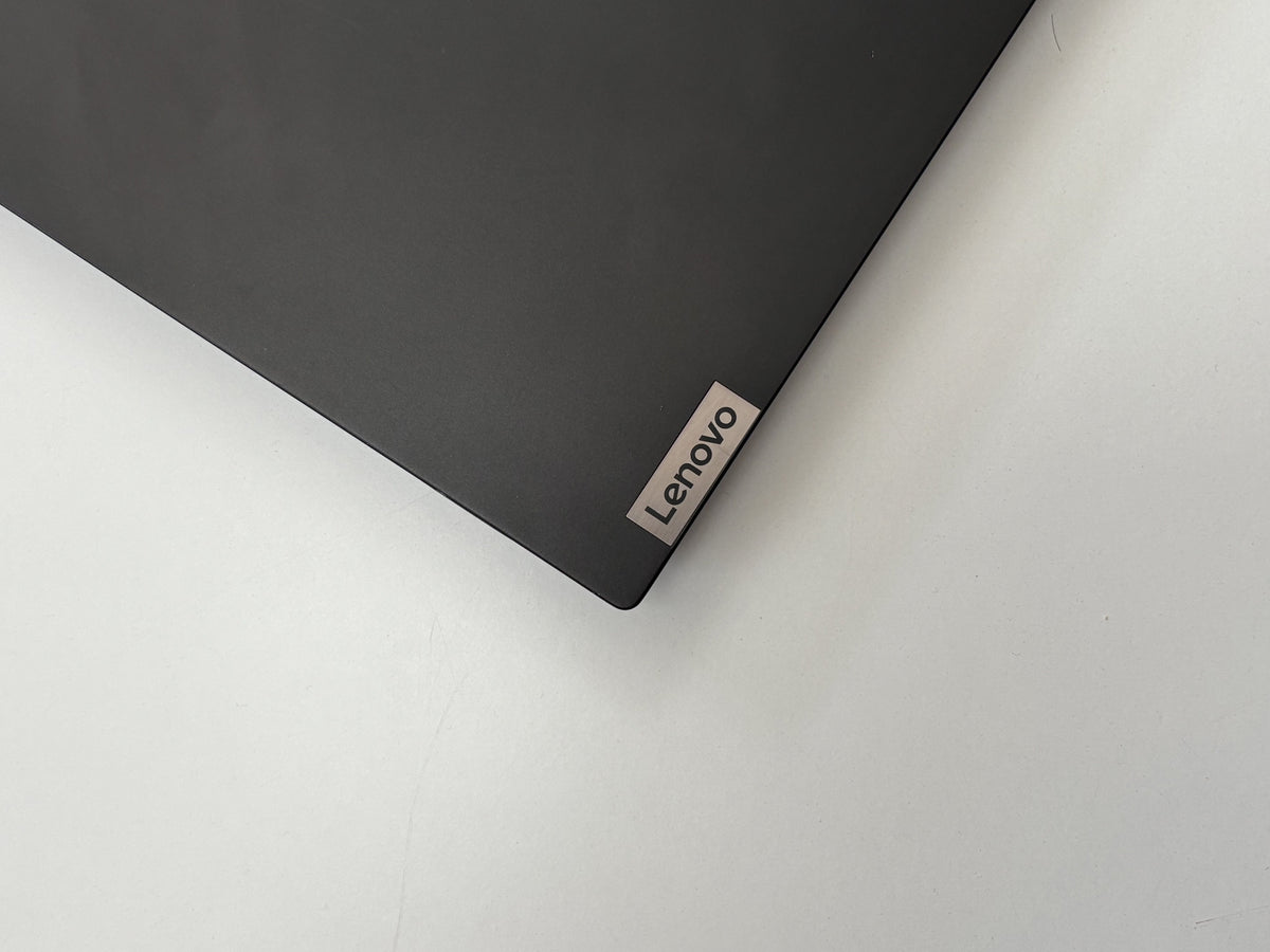 Lenovo laptop on a white background