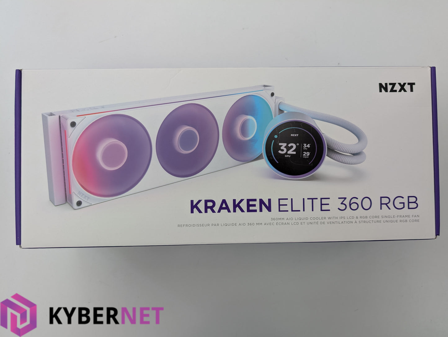 NZXT Kraken Elite 360 RGB All In One Liquid Cooler (White)