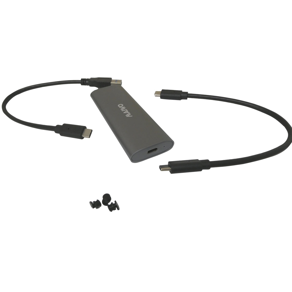 Maiwo USB Type-C 3.2 Gen2 10Gbps SATA / NVMe M.2 SSD Enclosure
