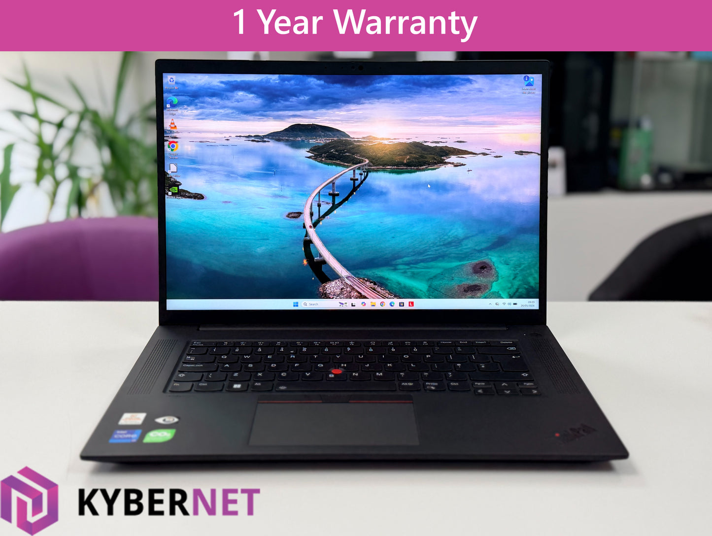 Lenovo ThinkPad P1 Gen 5 16" UHD Laptop, i7-12700U 2.30GHz, 32GB, 1TB, NVIDIA RTX A1000