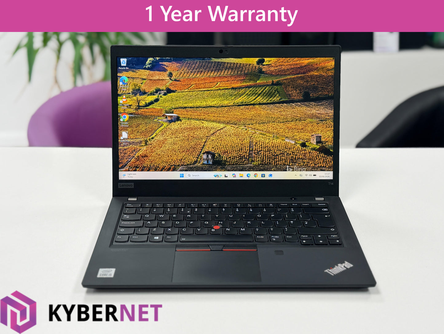 Lenovo ThinkPad T14 Gen 1 14" FHD Laptop, i5-10210U 1.60GHz, 16GB, 256GB