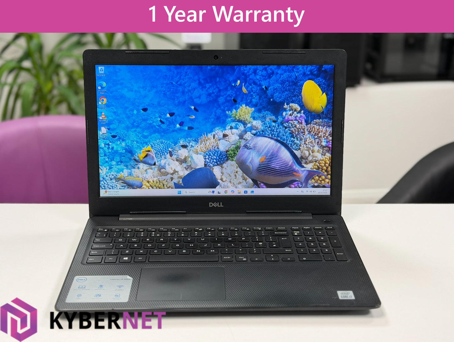 Dell Inspiron 3593 15.6" FHD Laptop, i7-1065G7 1.30GHz, 16GB, 512GB SSD+512GB HDD