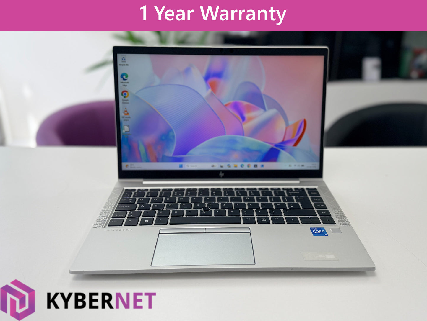 HP EliteBook 840 G8 14" FHD Laptop, i5-1145G7 2.60GHz, 16GB, 256GB, Win 11