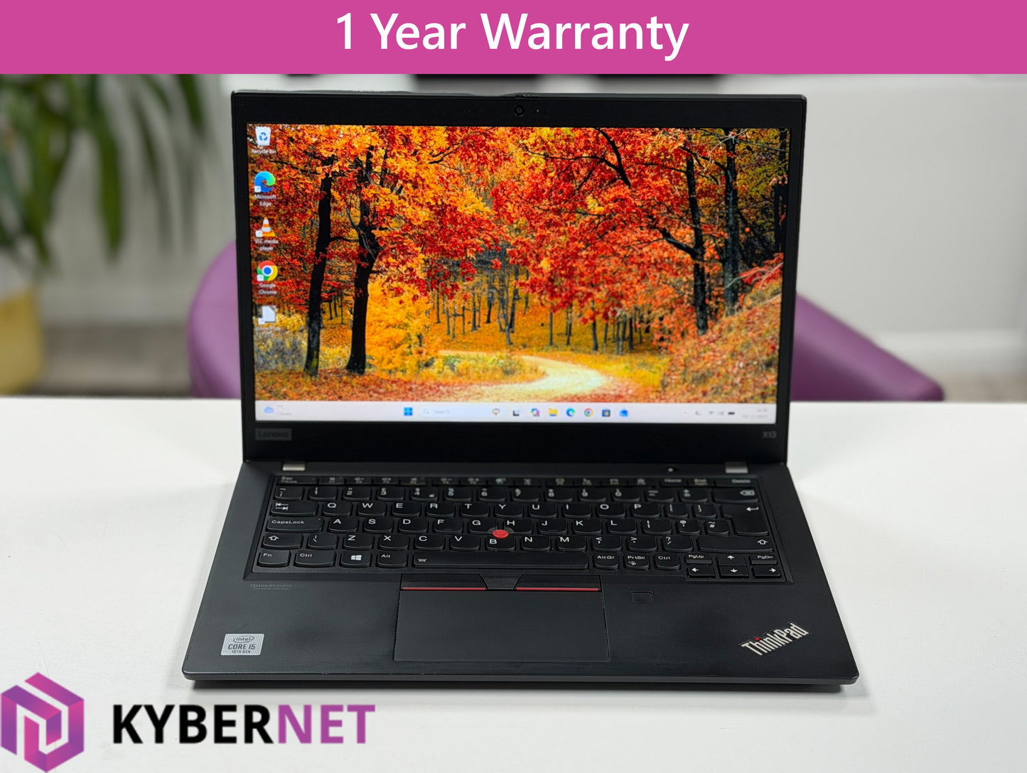 Lenovo ThinkPad X13 Gen 1 13.3" FHD Touchscreen Laptop, i5-10210U 1.60GHz, 256GB SSD, 16GB, Win 11