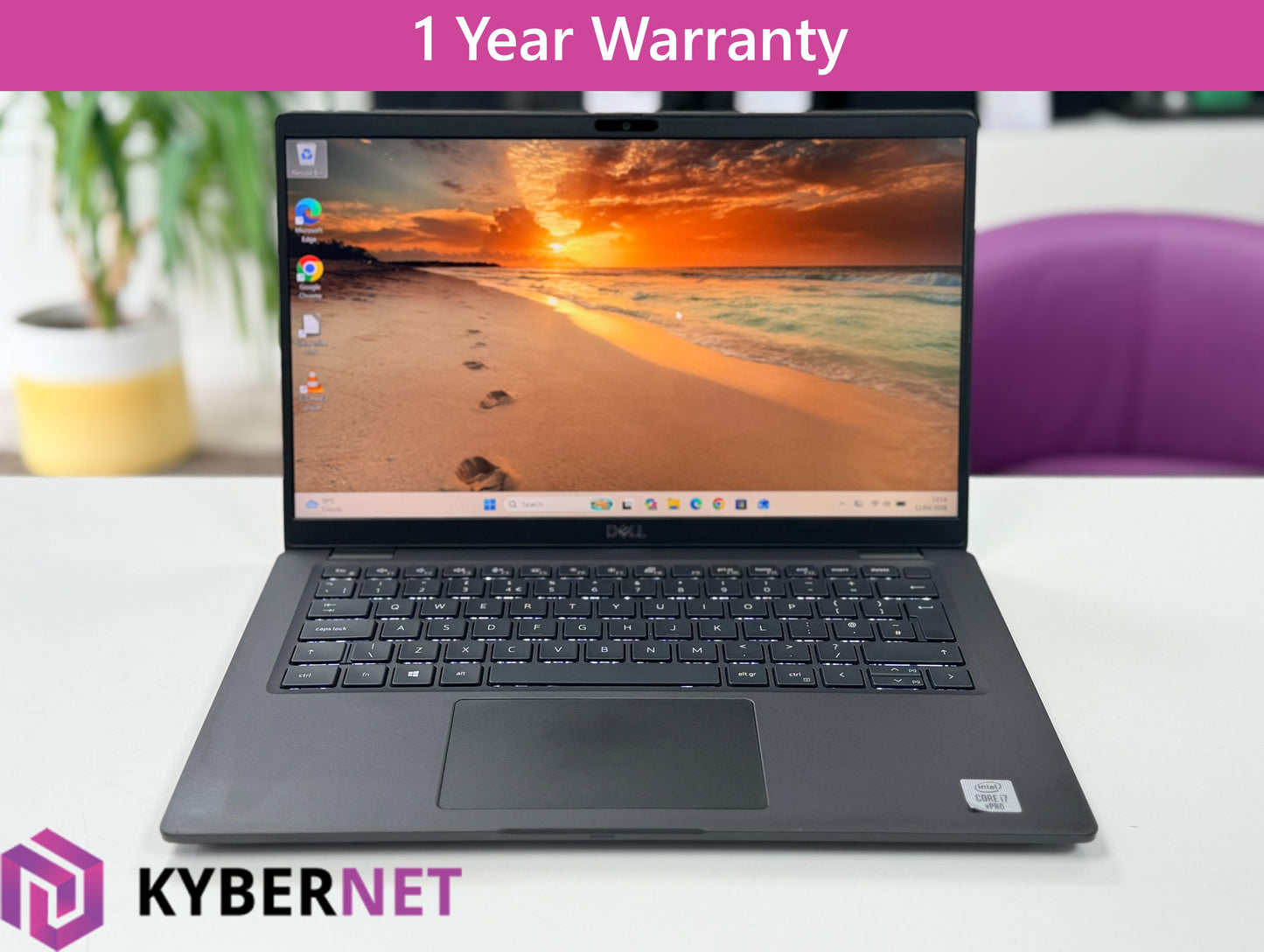 Dell Latitude 7410 14" FHD Laptop, i7-10610U 1.80GHz, 16GB, 256GB