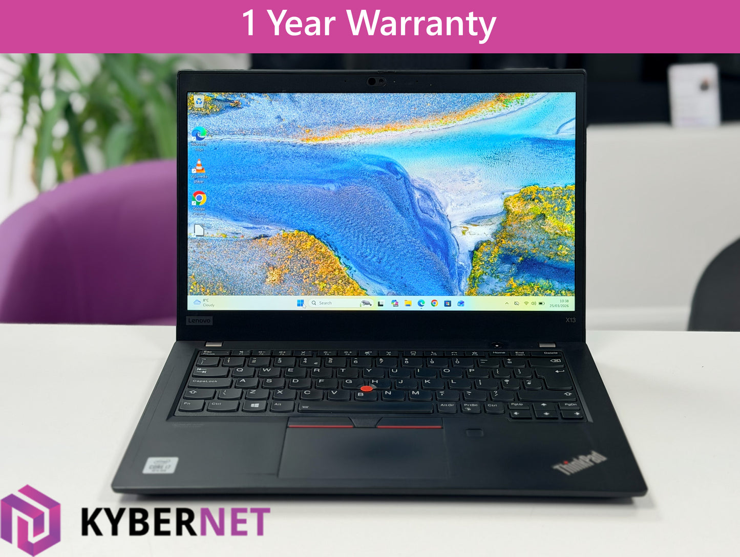 Lenovo ThinkPad X13 Gen 1 13.3" FHD Laptop, i7-10510U 1.80GHz, 16GB, 256GB