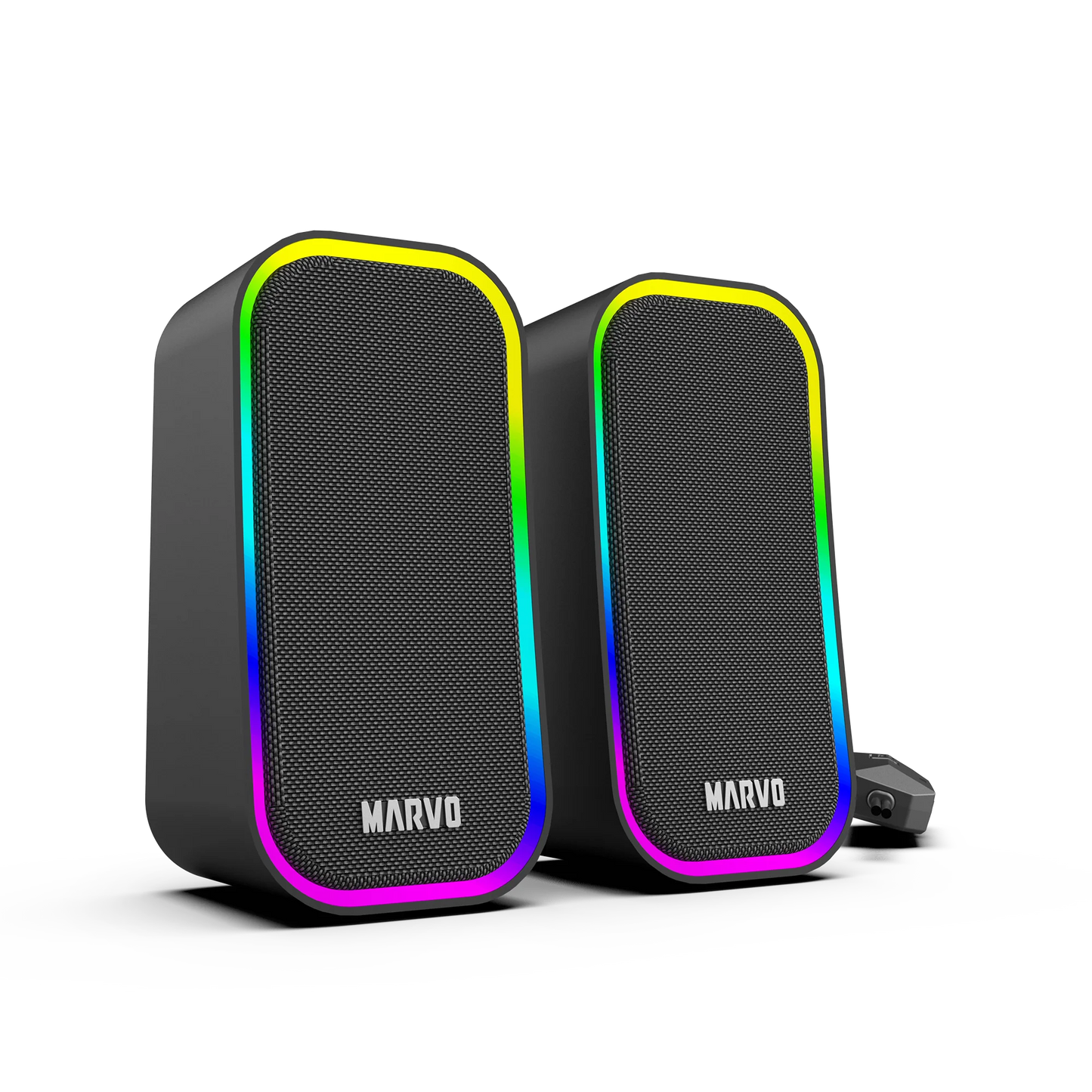 Marvo SG-285 BK Havoc 20 Black Wired RGB Gaming Speakers