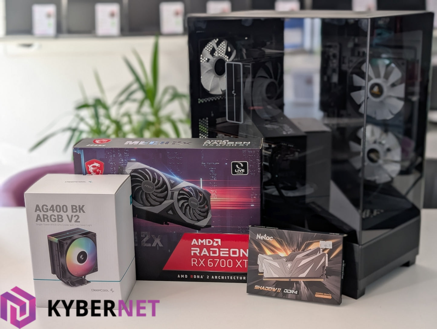 Gaming PC i7-8700K 3.70GHz, 32GB 3200MHz, 512GB SSD + 1TB HDD, RX 6700 XT 12GB