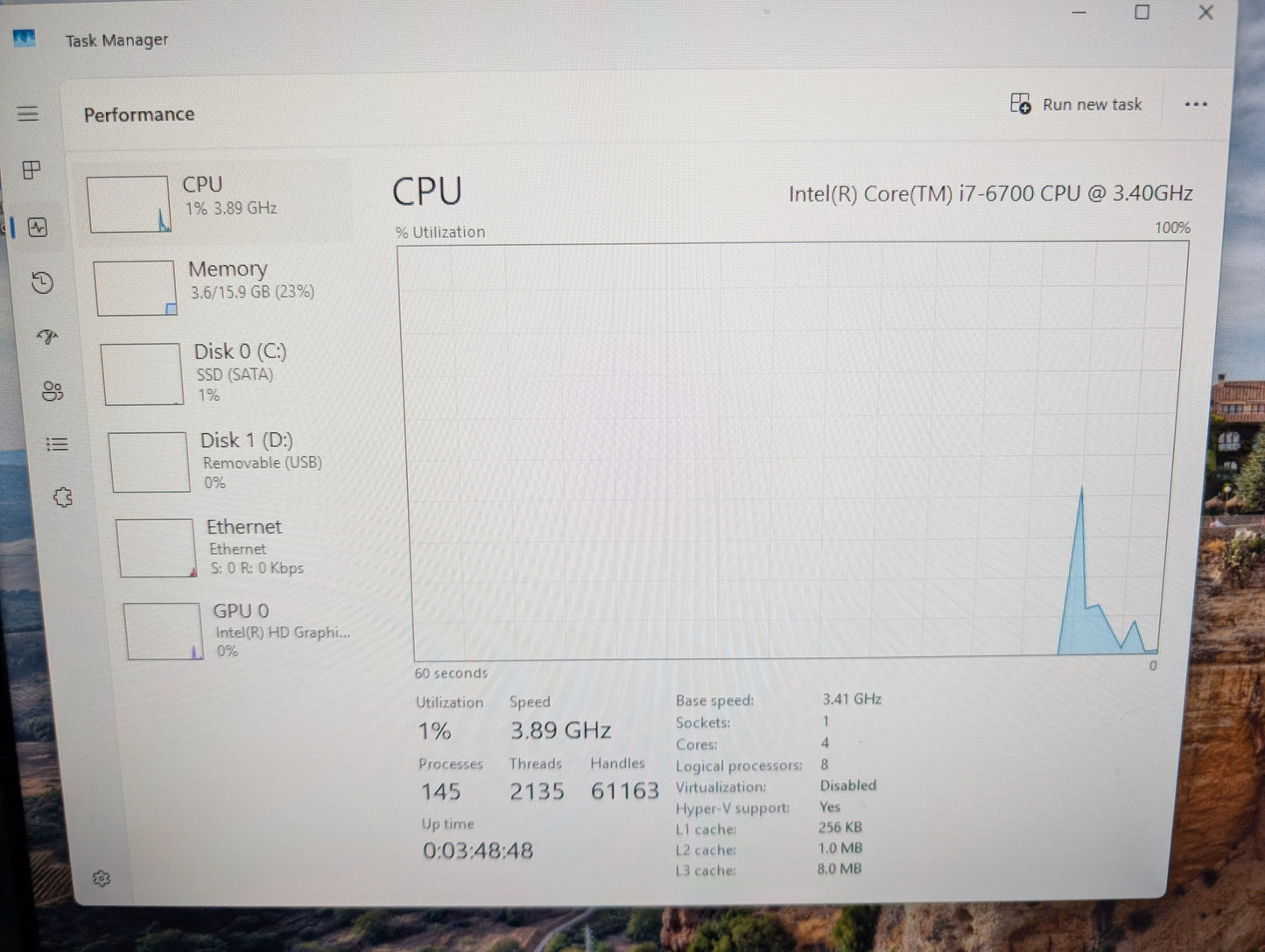 Lenovo ThinkCentre M700 Desktop PC i7-6700 3.40GHz, 16GB RAM, 256 GB SSD