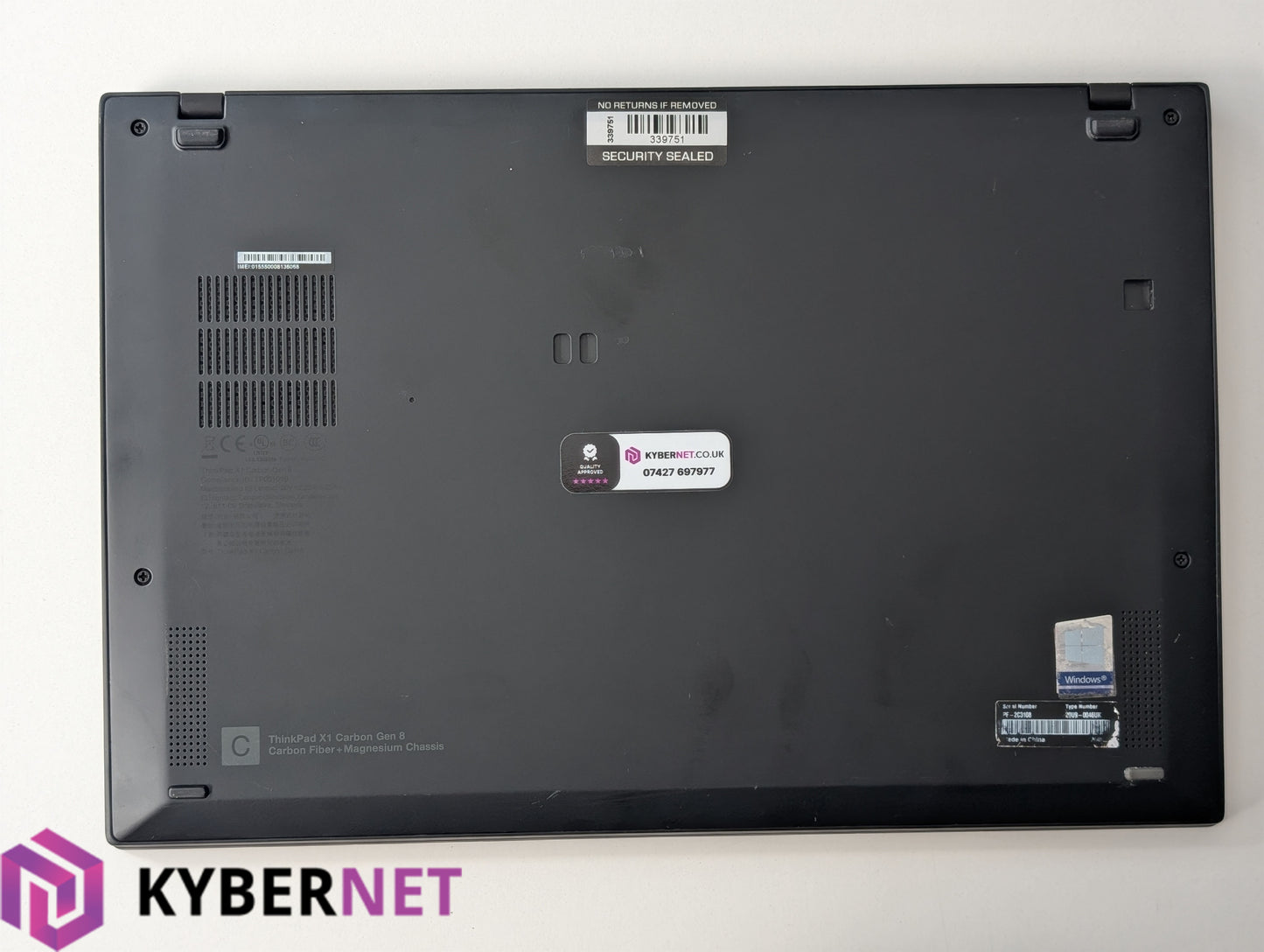 Lenovo ThinkPad X1 Carbon Gen 8 14" UHD, i7-10510U 1.80GHz, 16GB, 512GB SSD