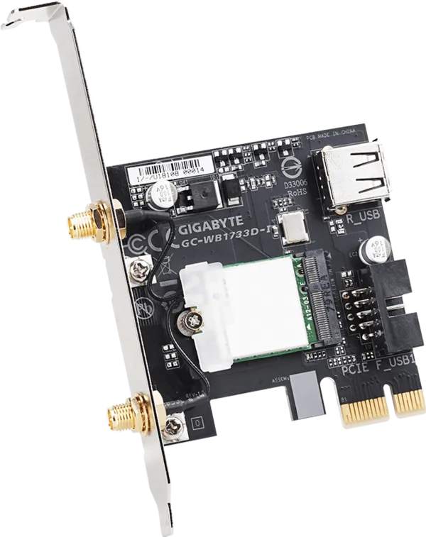 Gigabyte GC-WB1733D-I PCIe Wi-Fi & Bluetooth 5 Card
