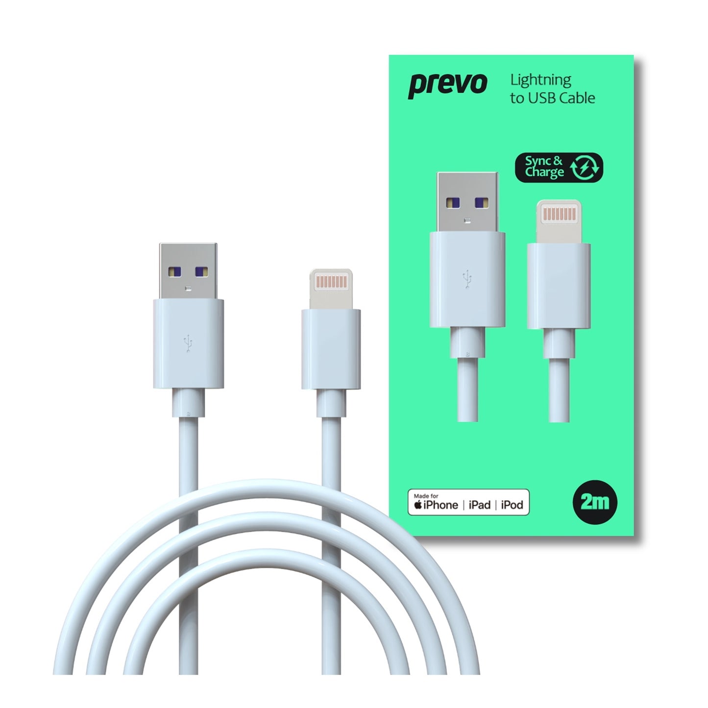 Prevo Lightning to USB Sync & Charge Cable