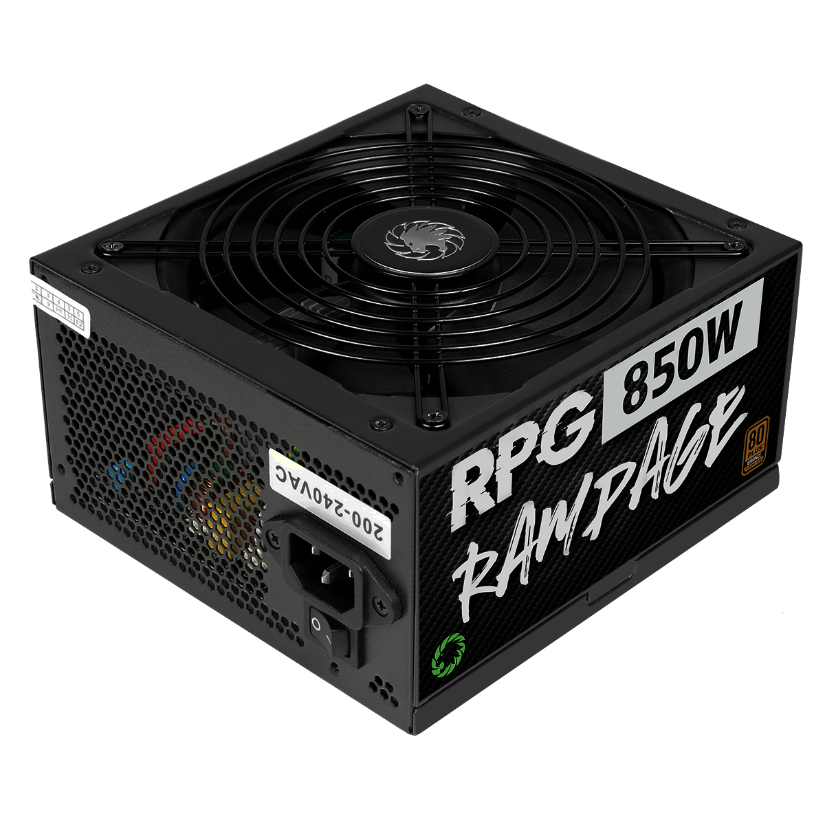 GameMax Rampage 850W 80 PLUS Bronze Fully Modular ATX Power Supply