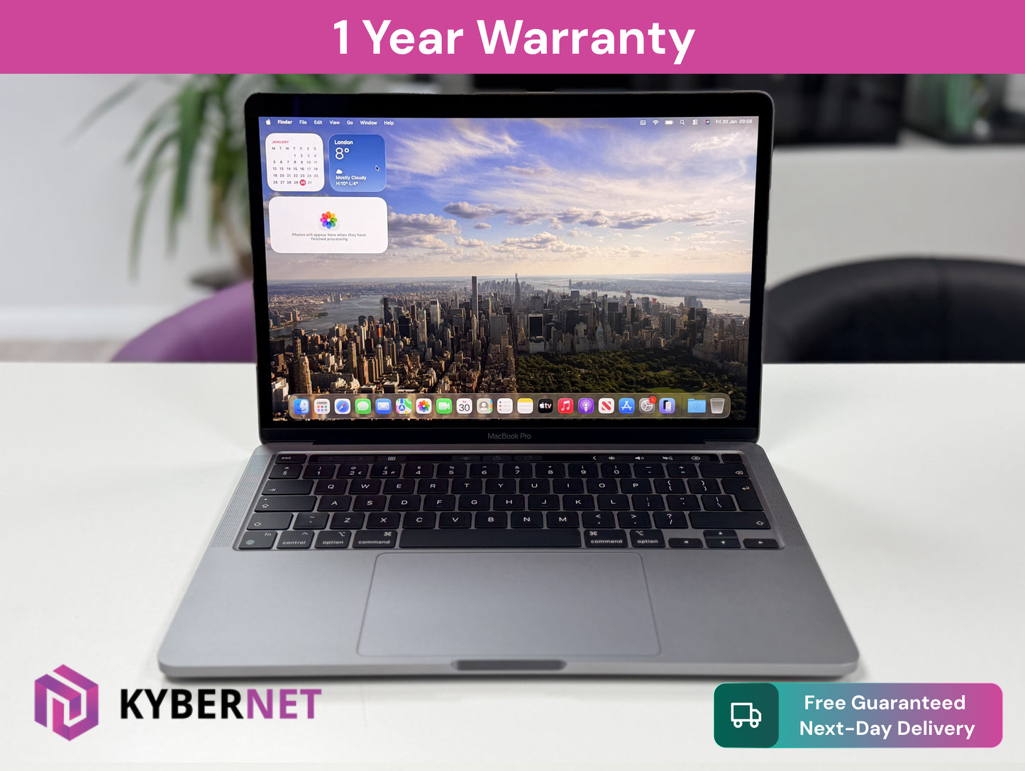 Apple MacBook Pro A2338 13.3" 2022 Laptop, Apple M2, 16GB, 256GB