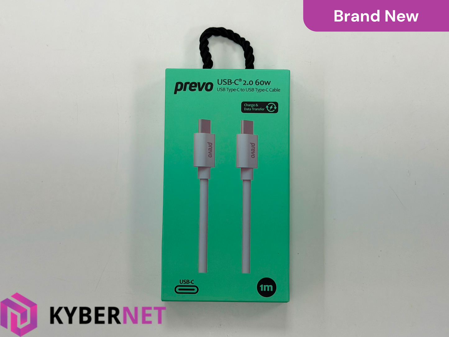 Prevo USB-C 2.0 60W USB Type-C to USB Type-C Charging & Data Transfer Cable