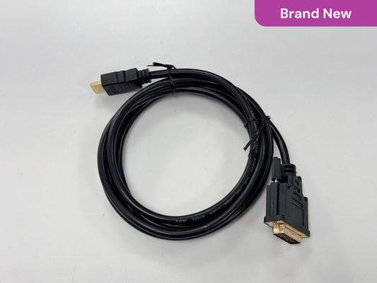 HDMI Male to DVI-D Male 2 Metre Display Cable