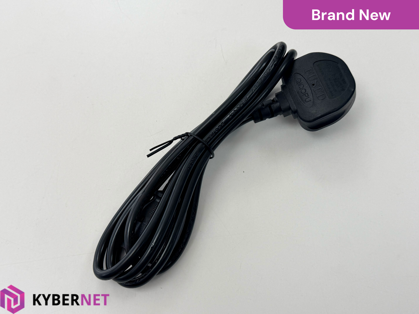 UK 3-Pin Power Lead Mains Cable Plug To IEC C13 (Kettle)