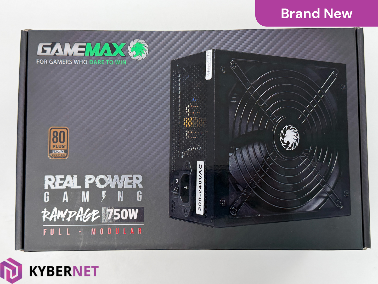 GameMax Rampage 750W 80 PLUS Bronze Fully Modular ATX Power Supply