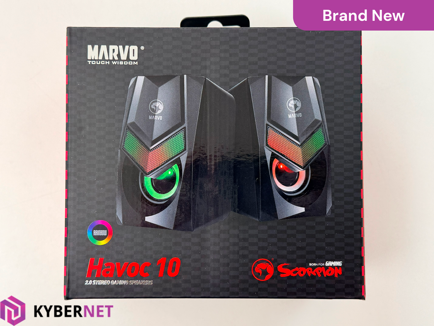Marvo Havoc 10 2.0 Stereo Wired RGB Gaming Speakers