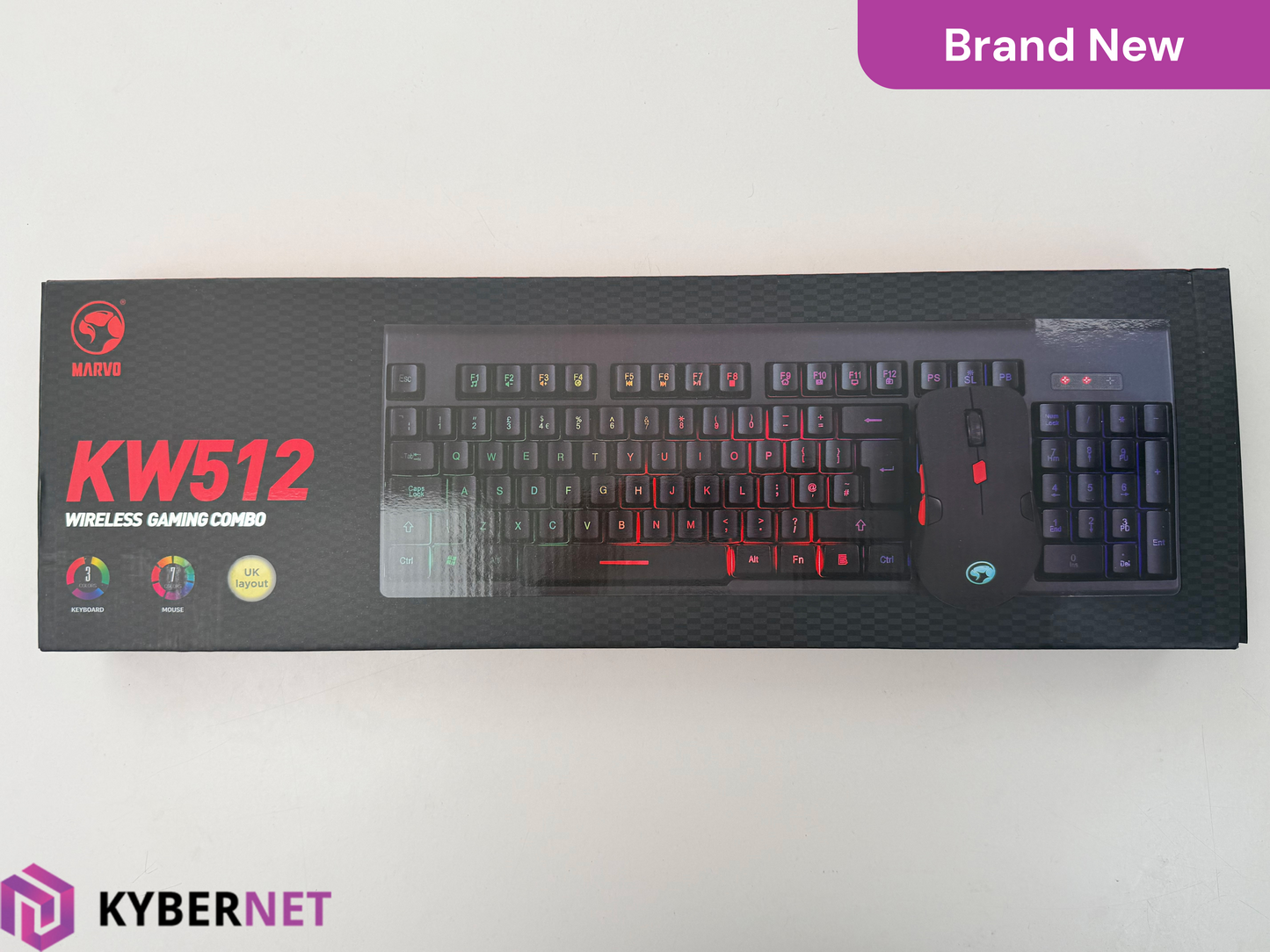 Marvo Scorpion KW512 RGB Gaming Wireless Combo - Keyboard & Mouse