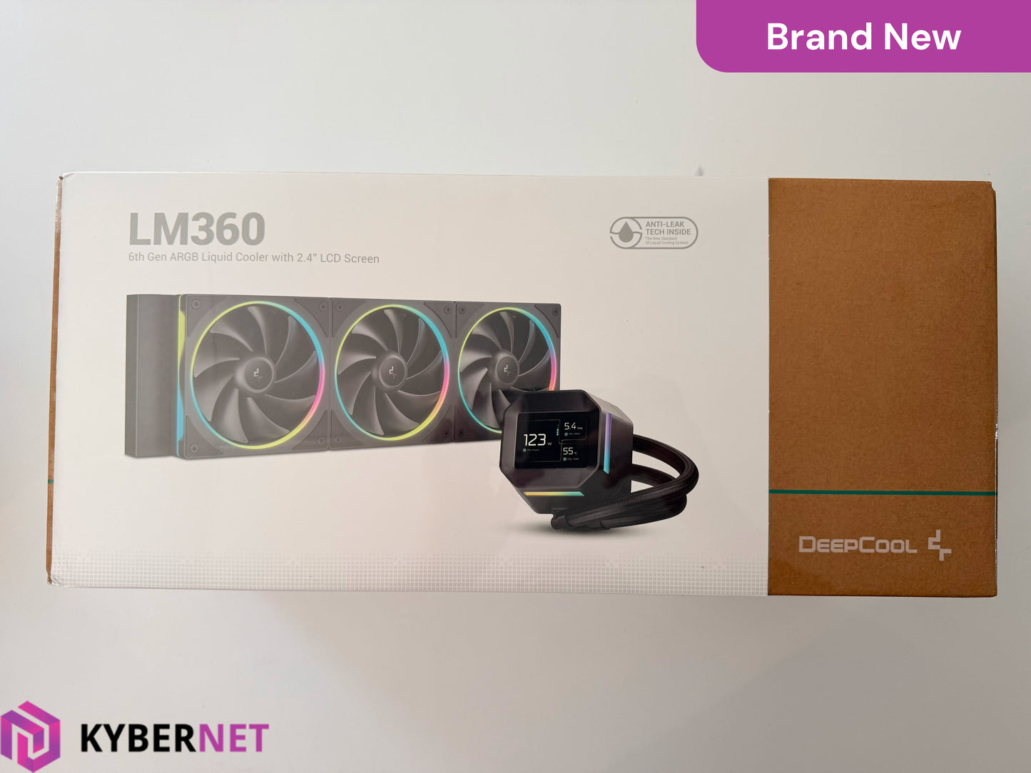 DeepCool LM360 Liquid CPU Cooler with 2.4" IPS Screen