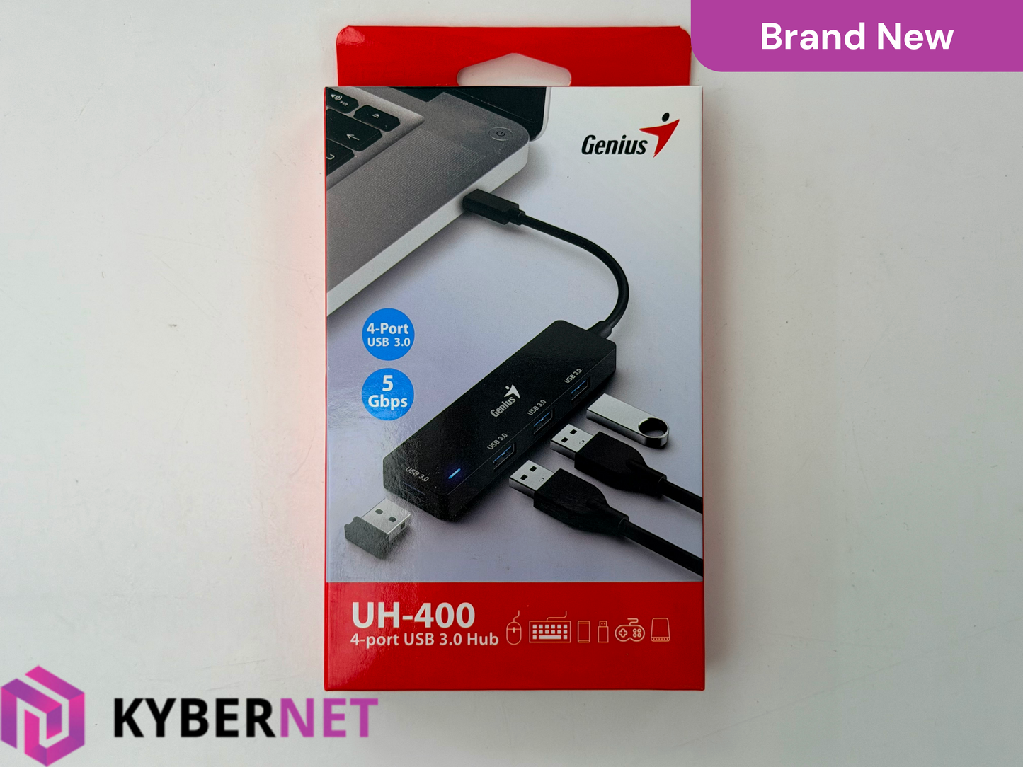 Genius UH-400 4-Port USB 3.0 Hub