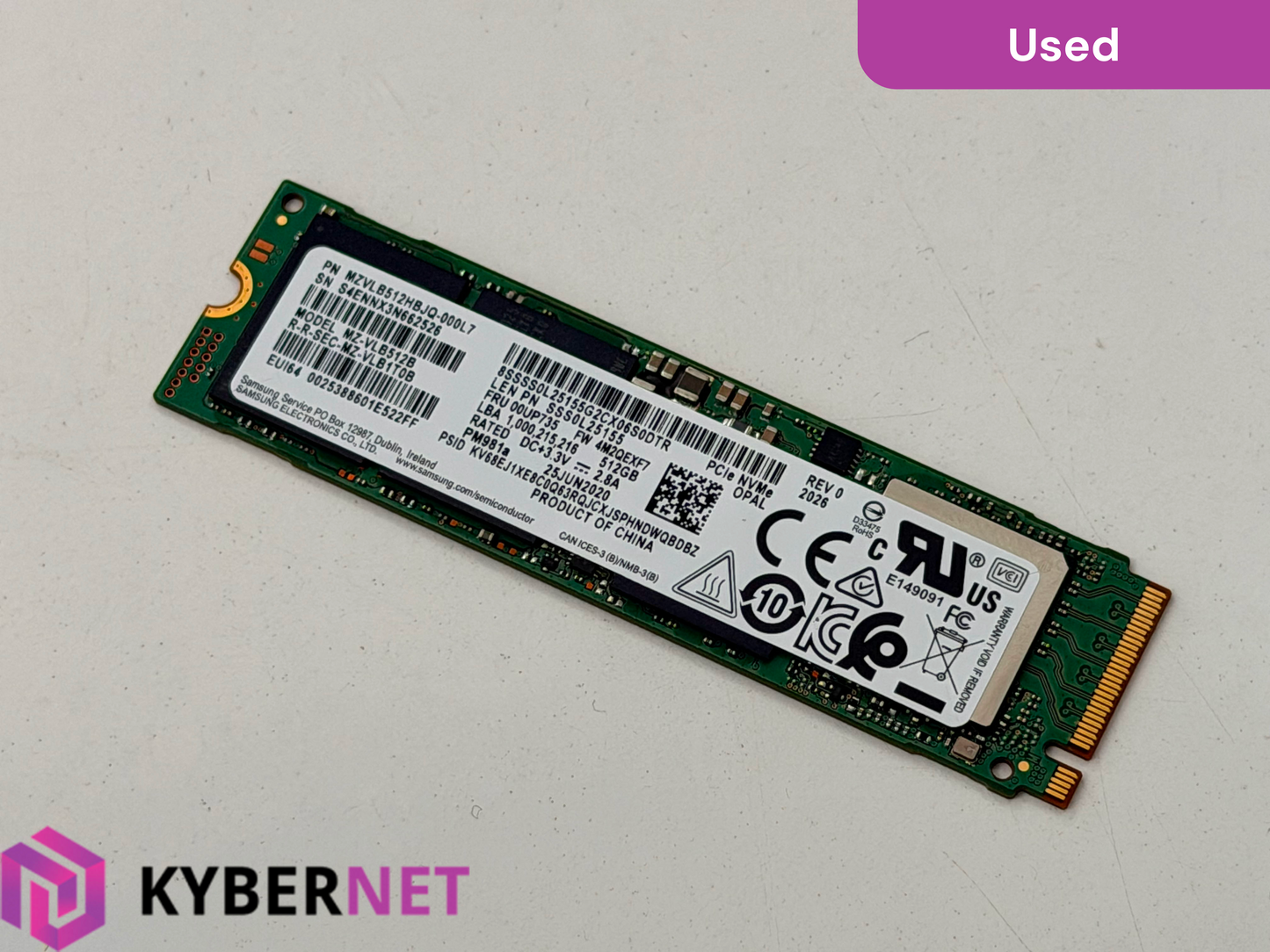 M.2 2280 M-Key NVMe SSDs - 256GB / 512GB