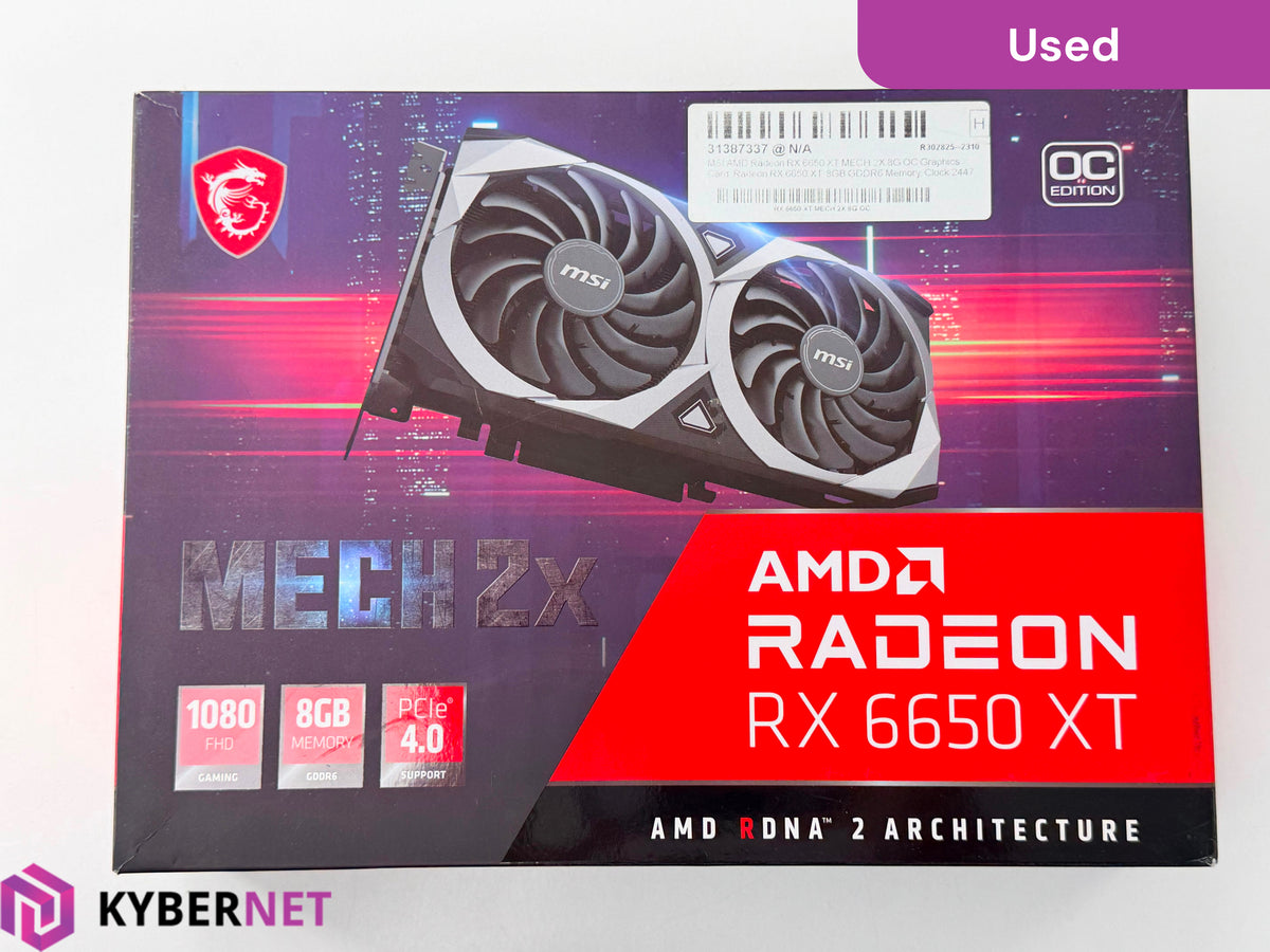 MSI AMD Radeon RX 6650 XT MECH 2X 8GB OC Graphics Card GPU
