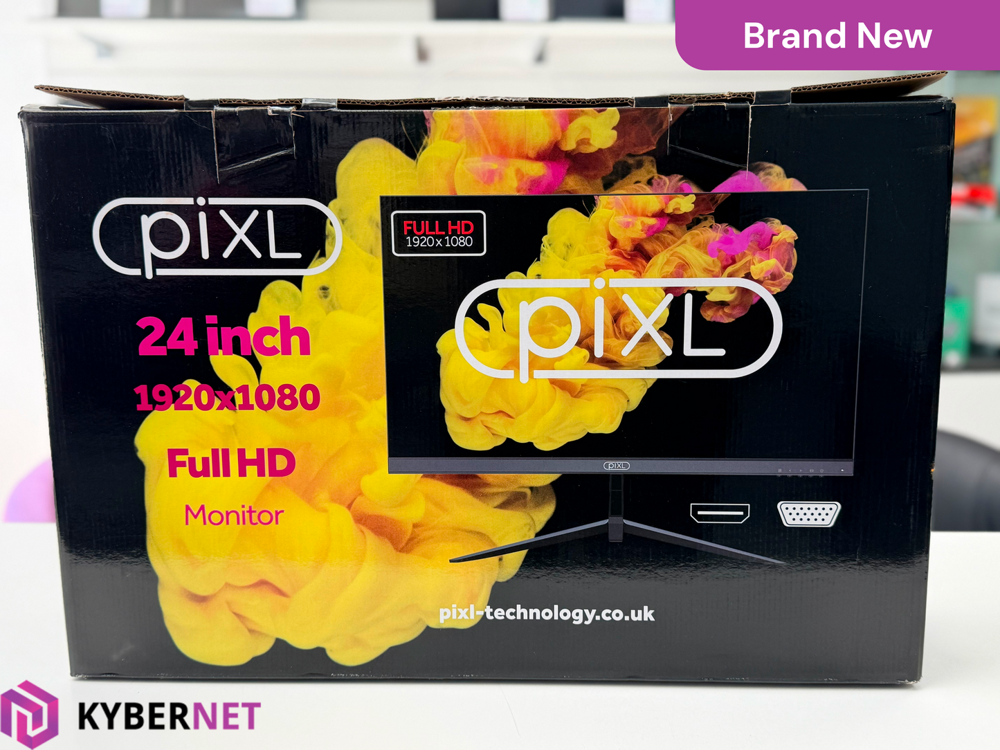 Pixl PX24IVHFPD 24" 100Hz Full HD Frameless Monitor