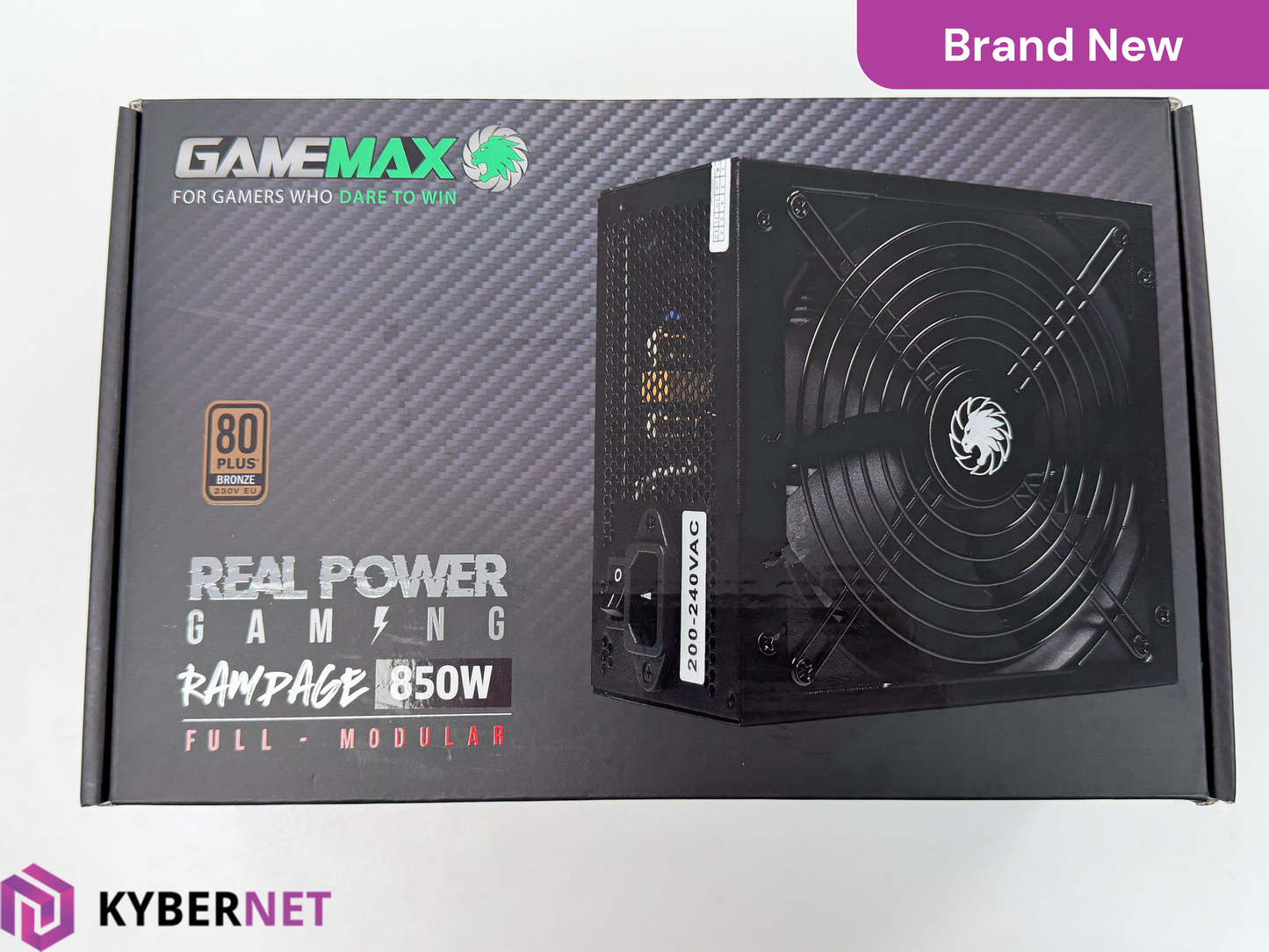 GameMax Rampage 850W 80 PLUS Bronze Fully Modular ATX Power Supply