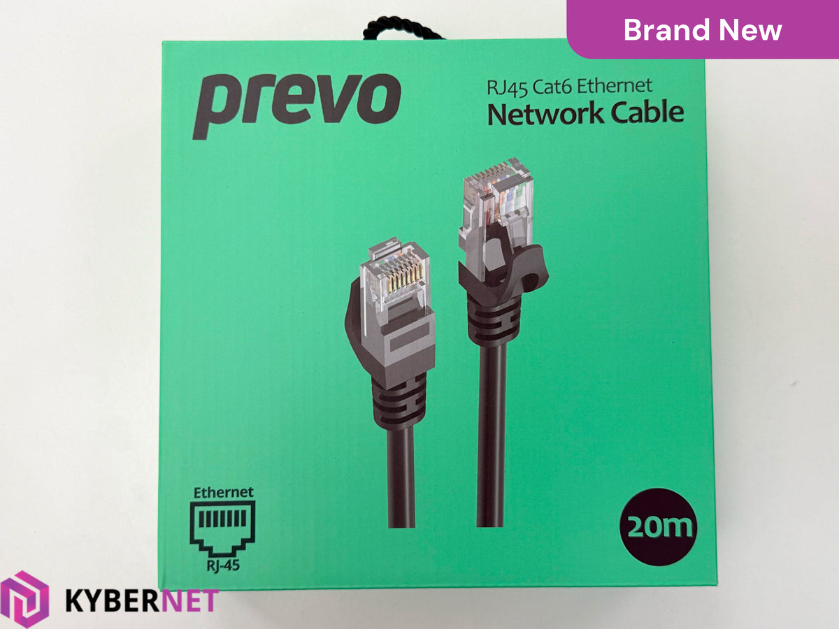 Prevo RJ45 Cat6 Ethernet Network Cable - 2m / 5m / 10m / 20m