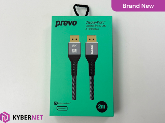 Prevo DisplayPort Cable for 8K / 4K / UHD / HD Displays - 2m