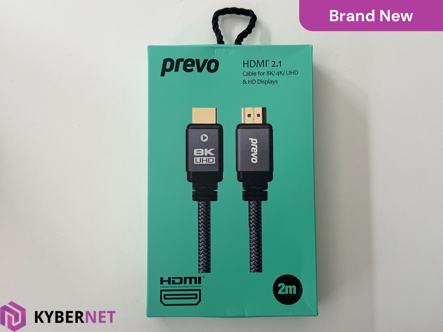 Prevo HDMI 2.1 Cable for 8K / 4K / UHD / HD Displays - 2m
