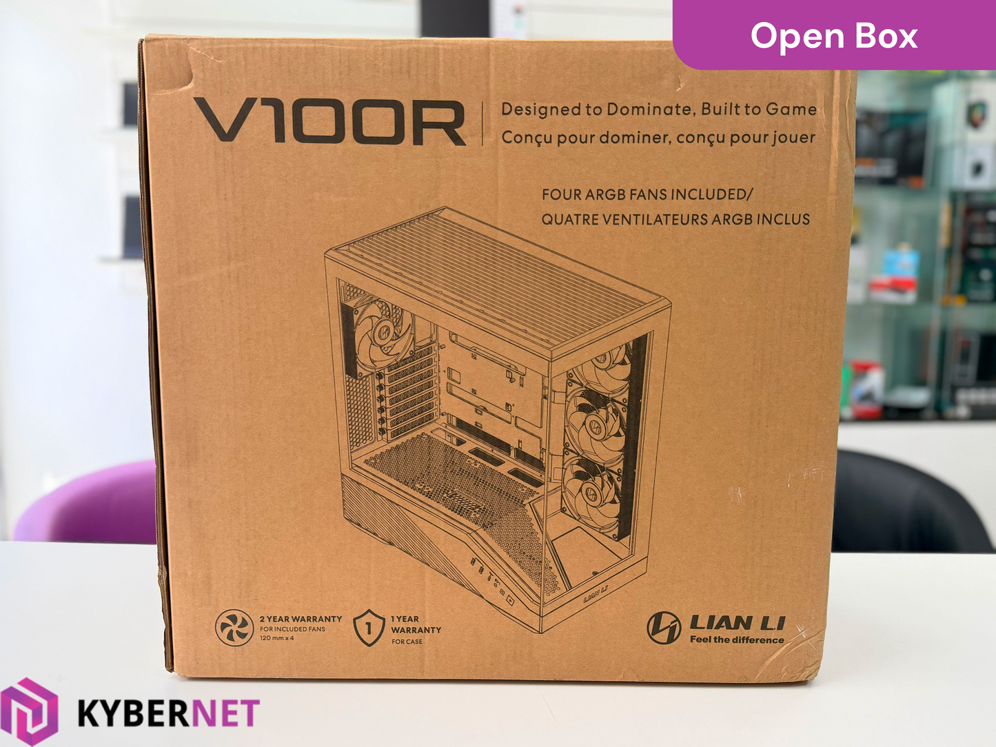 Lian Li V100R Mid-Tower Computer Case - Black