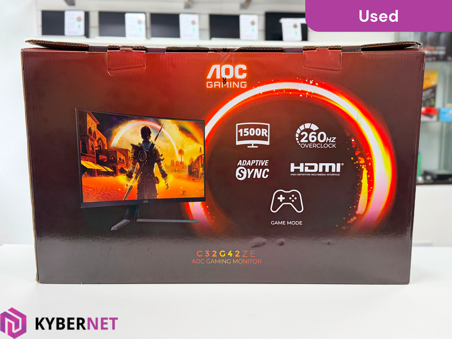 AOC C32G42ZE 32" 260Hz Full HD Curved Gaming Monitor