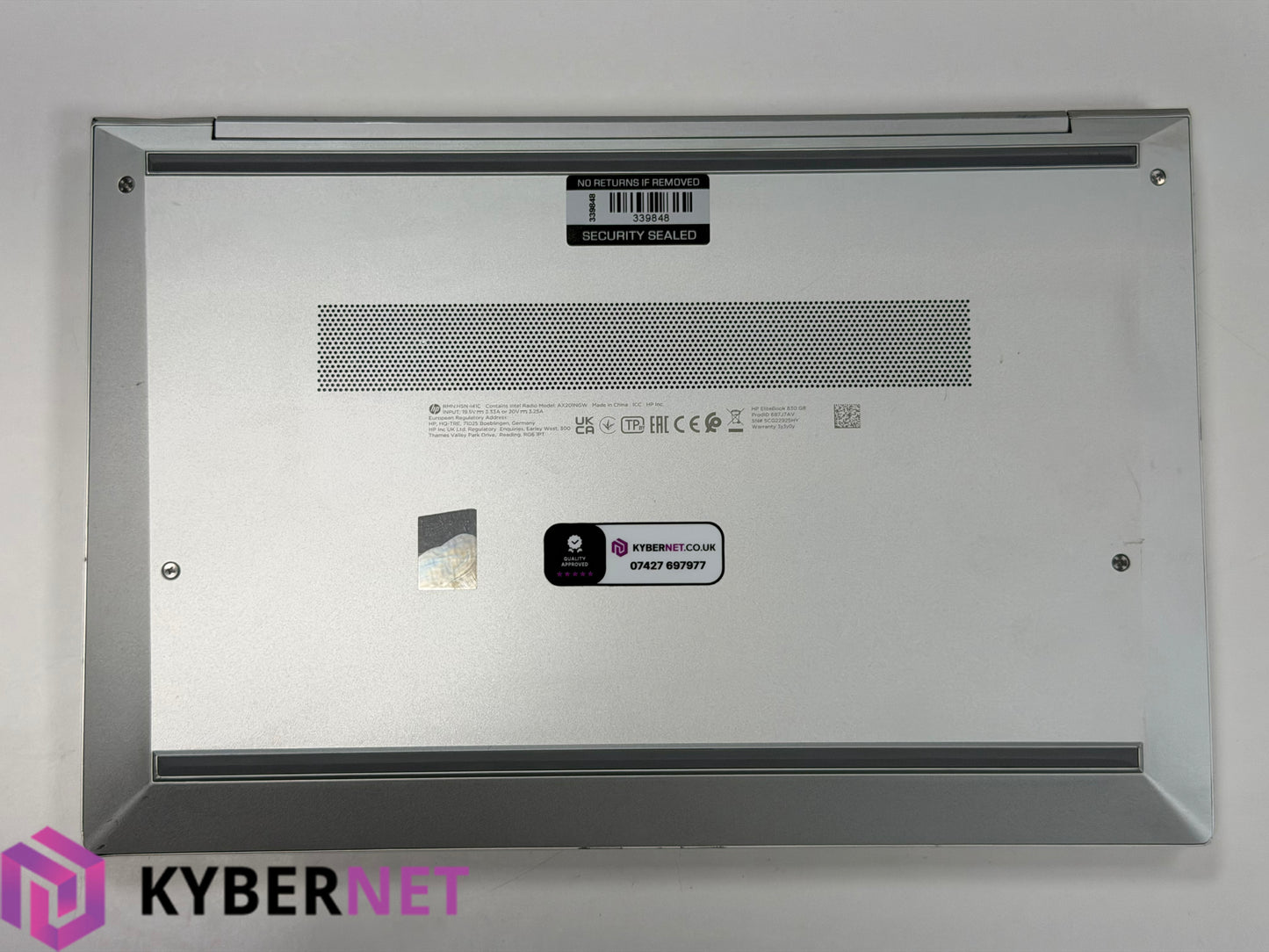 HP EliteBook 830 G8 13.3" FHD Laptop, i7-1165G7 2.80GHz, 16GB, 512GB, Win 11