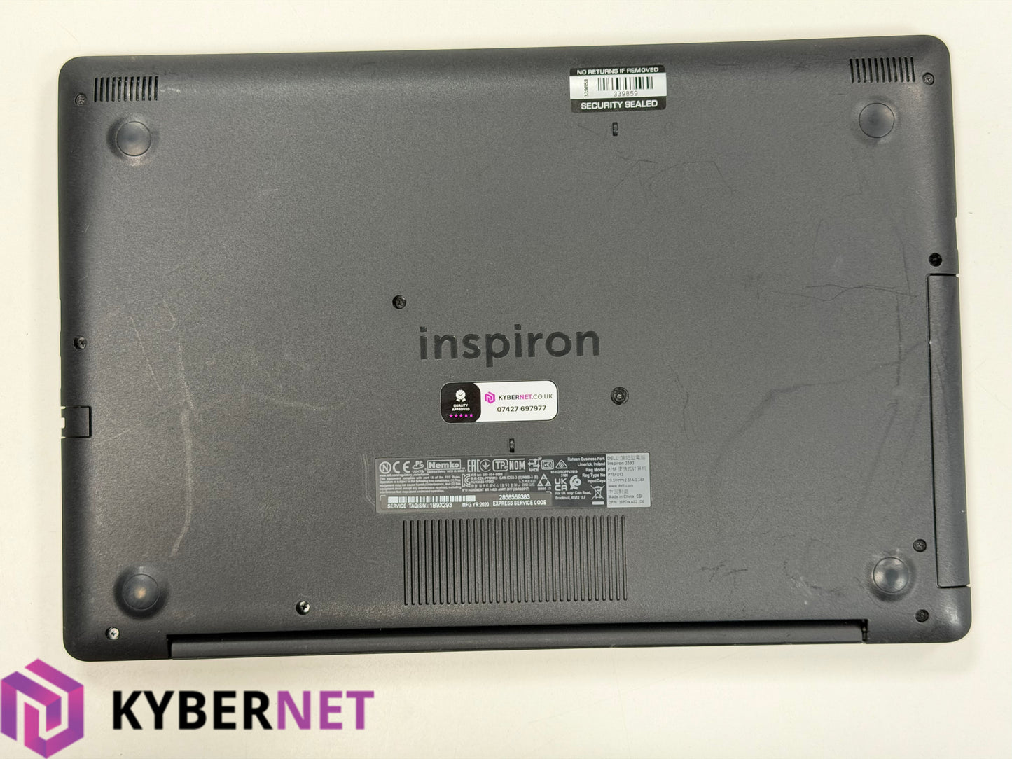 Dell Inspiron 3593 15.6" FHD Laptop, i7-1065G7 1.30GHz, 16GB, 512GB SSD+512GB HDD