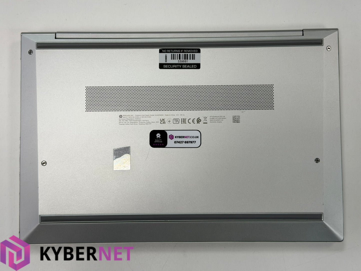 HP EliteBook 830 G8 13.3" FHD Laptop, i7-1165G7 2.80GHz, 32GB, 512GB, Win 11