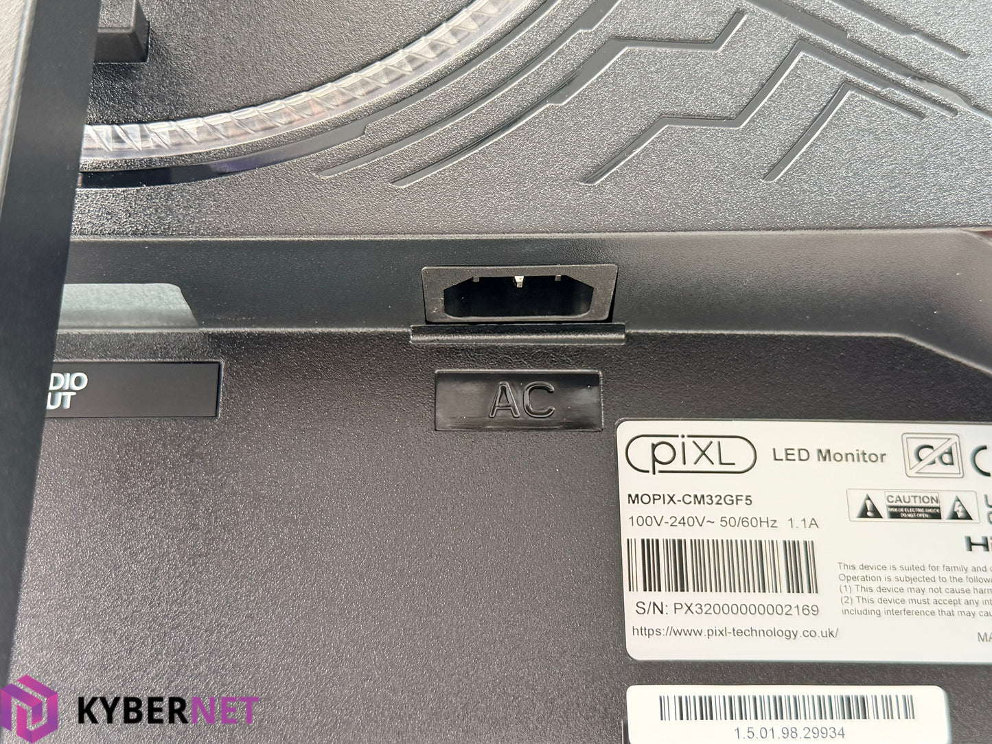 Pixl CM32GF5 32" Curved Full HD 165Hz Gaming Monitor