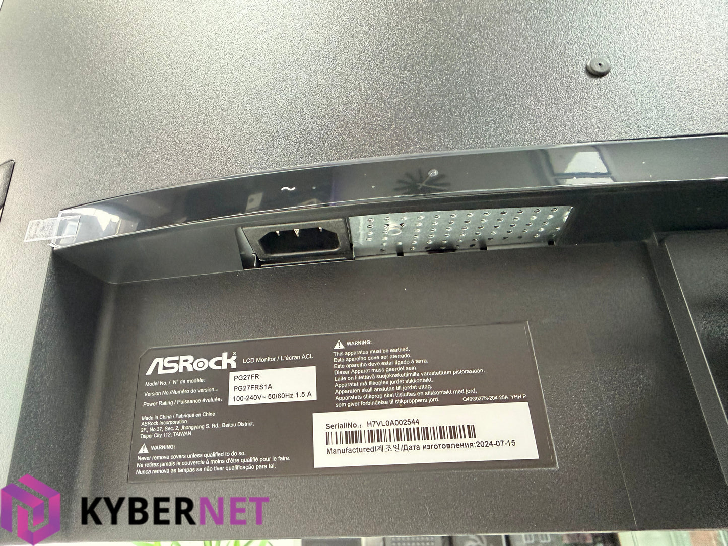 ASRock PG27FRS1A Phantom Gaming 27" Curved Full HD 280Hz Gaming Monitor