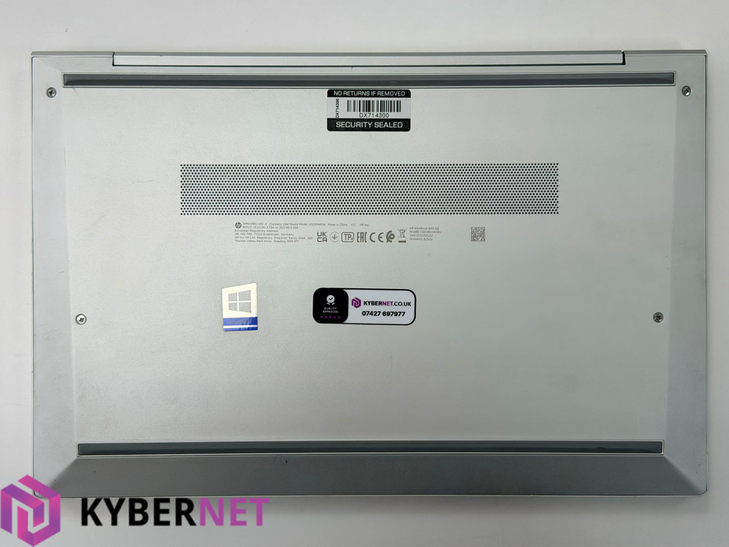HP EliteBook 840 G8 14" FHD Laptop, i5-1135G7 2.40GHz, 16GB, 256GB, Win 11