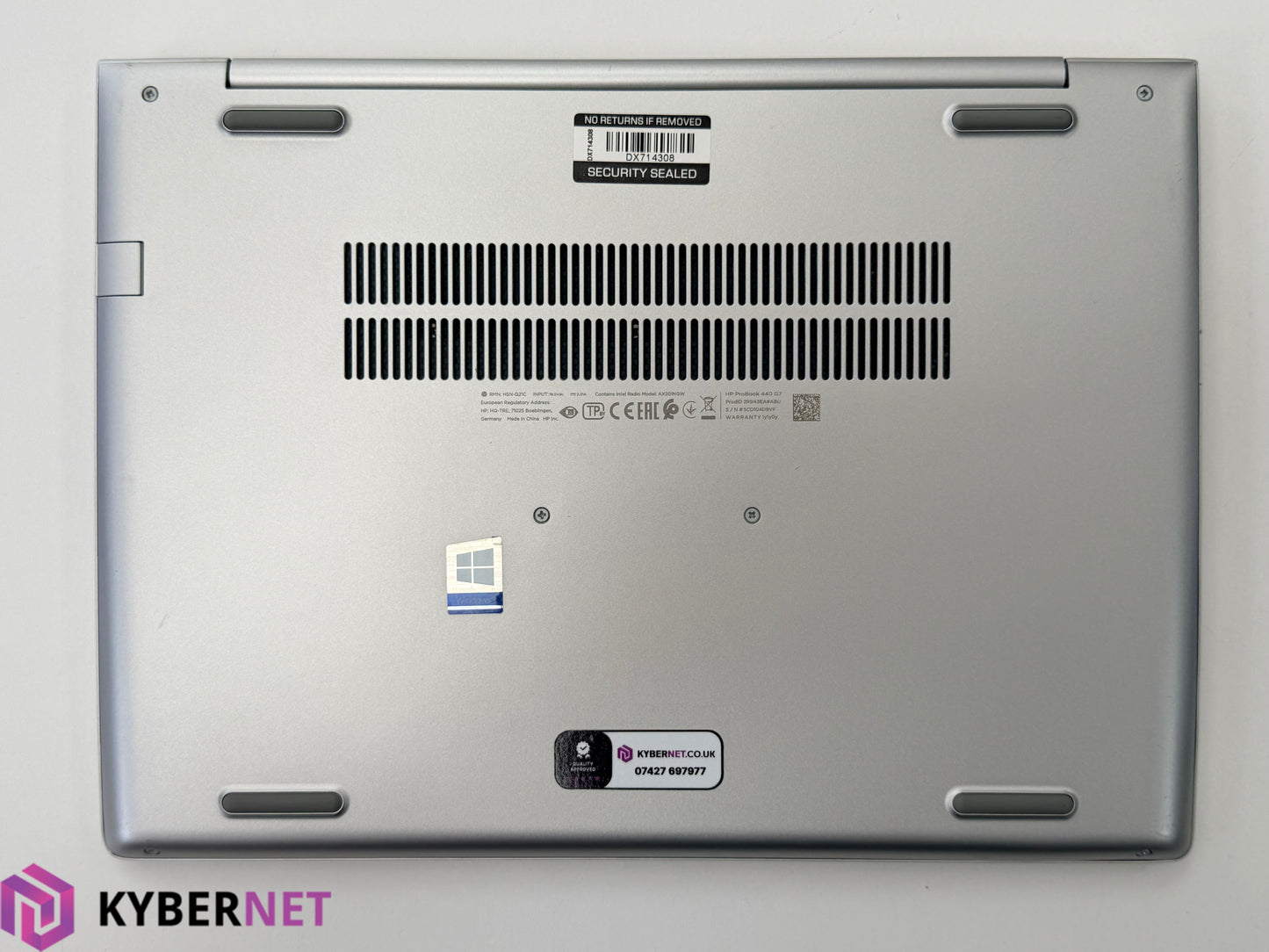HP ProBook 440 G7 14" FHD Laptop, i5-10310U 1.70GHz, 16GB, 256GB, Win 11